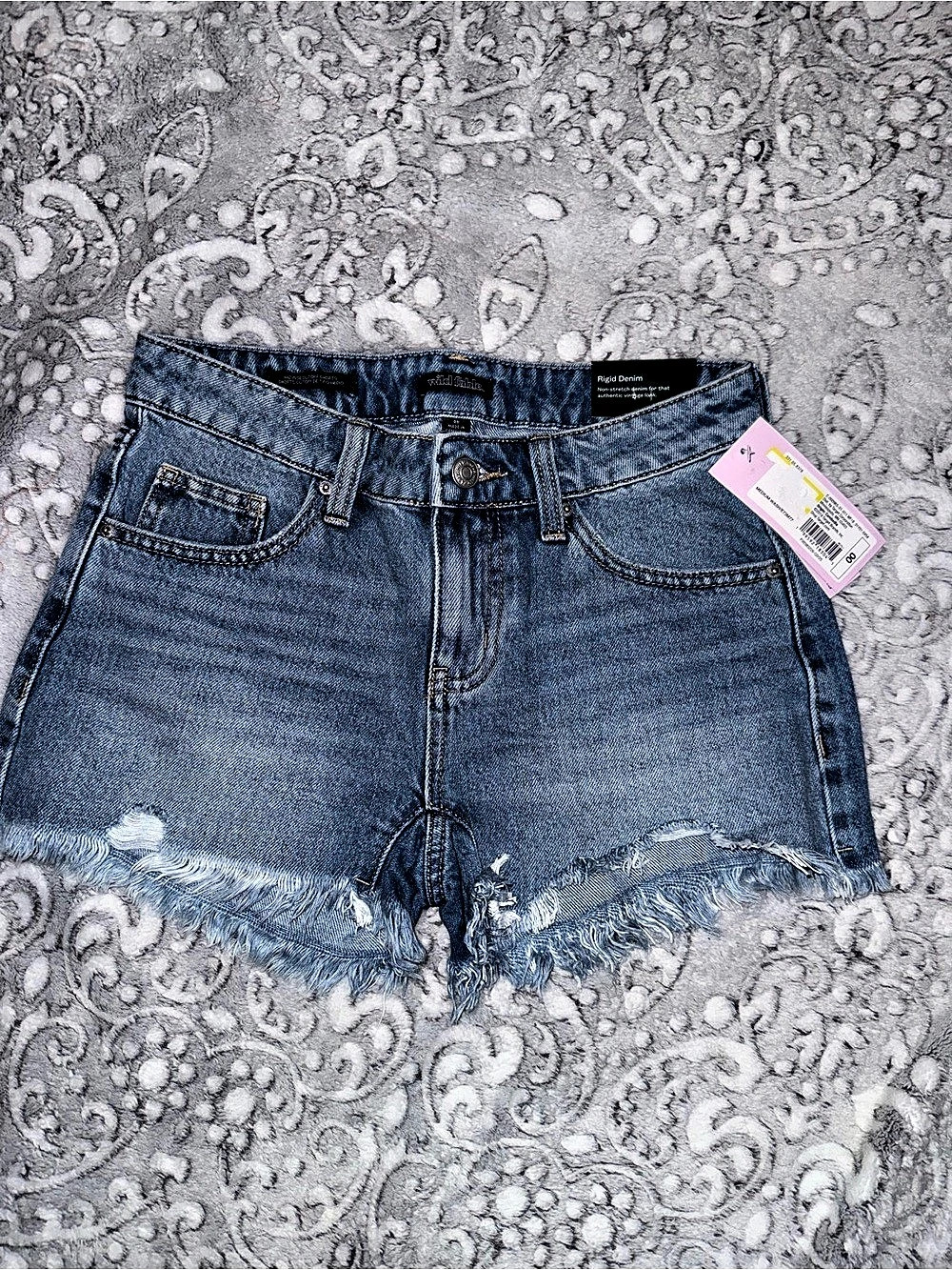 Wild Fable Rigid Denim Shorts Denim Jean Shorts in Blue Size 00 NWT